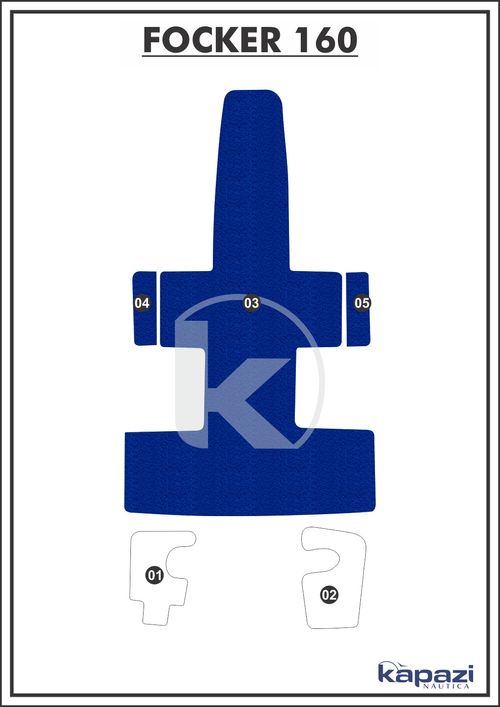 Tapete PVC Vinil Kap para Focker 160 - Cockpit