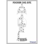 Tapete-PVC-Thermo-Deck-Comfort-para-Focker-242-GTC---Plataforma-Cinza-friso-Preto