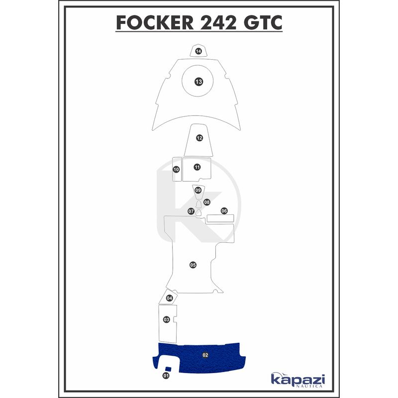 Tapete-PVC-Vinil-Kap-para-Focker-242-GTC---Plataforma-Azul-Royal