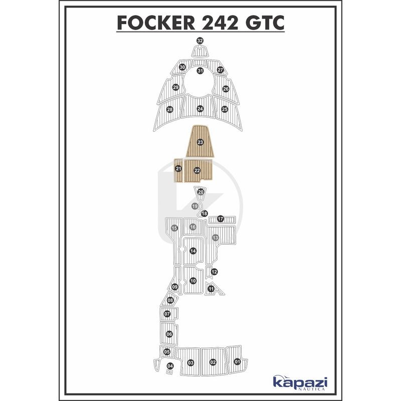 Tapete-EVA-Soft-Tech-para-Focker-242-GTC---Cabine-Areia-friso-Preto