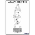 Tapete-PVC-Thermo-Deck-para-Armatti-300-Spider---Plataforma-Cinza-friso-Preto