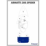 Tapete-PVC-Vinil-Kap-para-Armatti-300-Spider---Plataforma-Azul-Royal