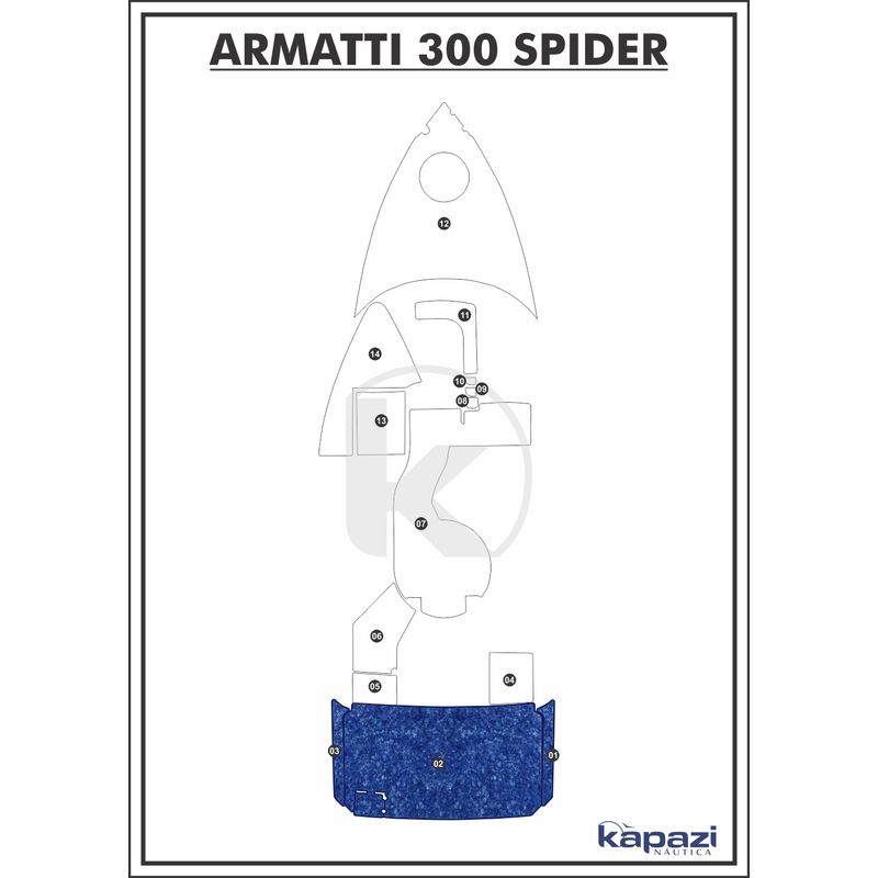 Tapete-Textil-Nauti-Clean-para-Armatti-300-Spider---Plataforma-Azul-Maritimo-com-Borda