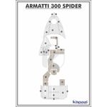 Tapete-PVC-Thermo-Deck-Classic-para-Armatti-300-Spider---Cockpit-Areia-friso-Preto