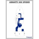 Tapete-PVC-Vinil-Kap-para-Armatti-300-Spider---Cockpit-Azul-Royal