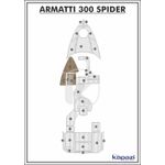 Tapete-PVC-Thermo-Deck-Beach-para-Armatti-300-Spider---Cabine-Madeira-friso-Preto