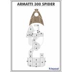 Tapete-PVC-Thermo-Deck-Beach-para-Armatti-300-Spider---Proa-Madeira-friso-Preto