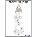 Tapete-PVC-Thermo-Deck-Classic-para-Armatti-300-Spider---Proa-Areia-friso-Preto