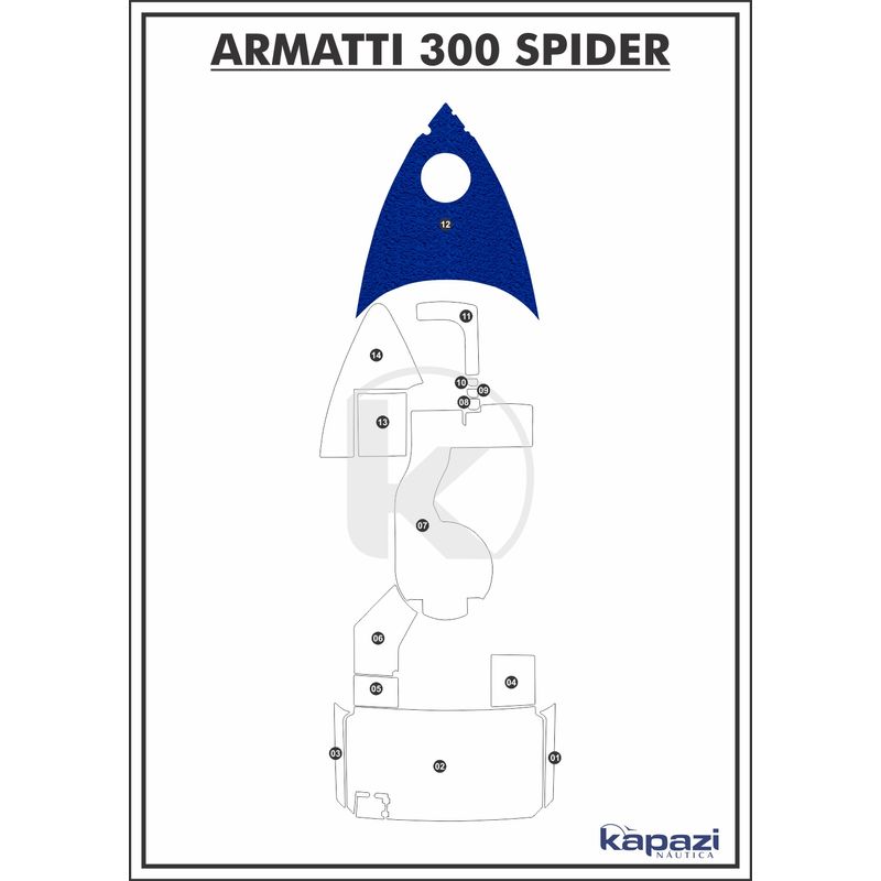 Tapete-PVC-Vinil-Kap-para-Armatti-300-Spider---Proa-Azul-Royal
