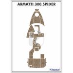 Tapete-PVC-Thermo-Deck-Beach-para-Armatti-300-Spider---Completo-Madeira-friso-Preto