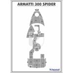 Tapete-PVC-Thermo-Deck-para-Armatti-300-Spider---Completo-Cinza-friso-Preto