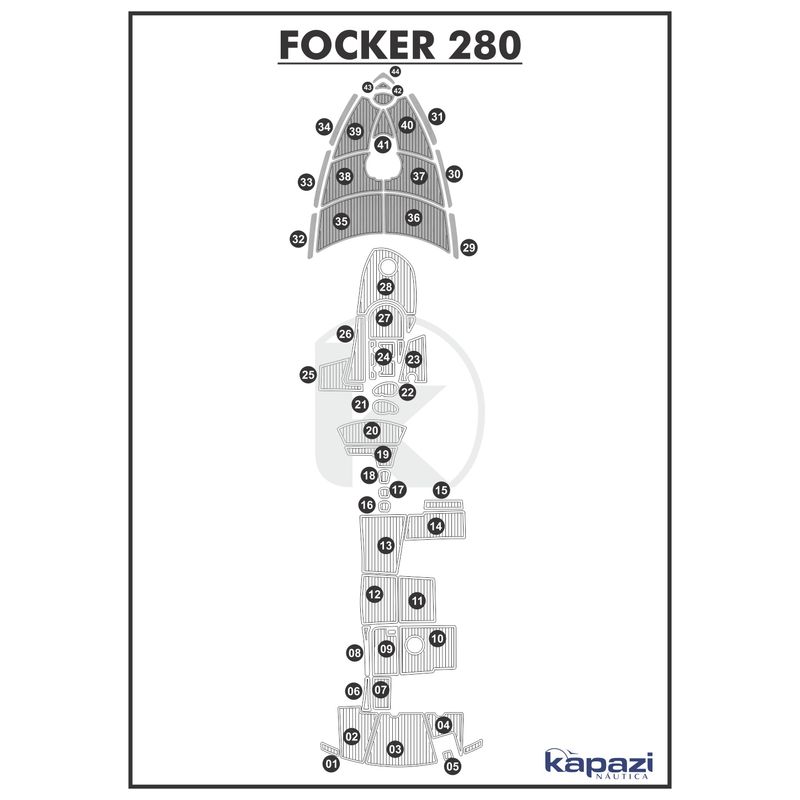 tapete-pvc-thermo-deck-comfort-para-focker-280-proa-cinza-friso-preto