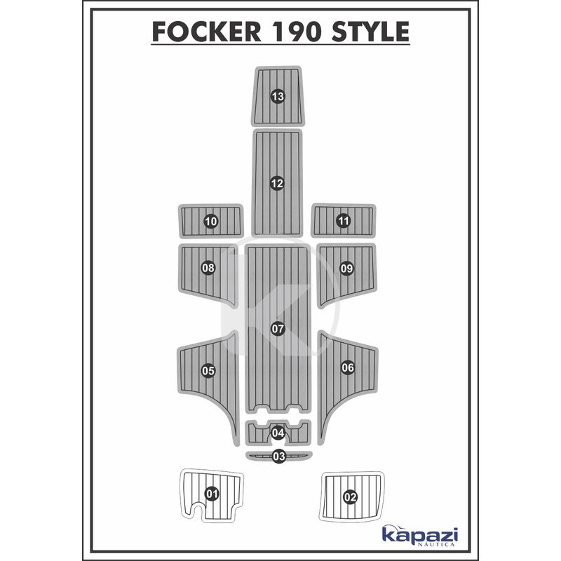 tapete-pvc-thermo-deck-comfort-para-focker-190-style-cockpit-cinza-friso-preto