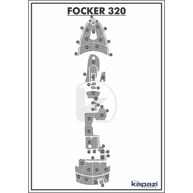 tapete-pvc-thermo-deck-comfort-para-focker-320-completo-cinza-friso-preto