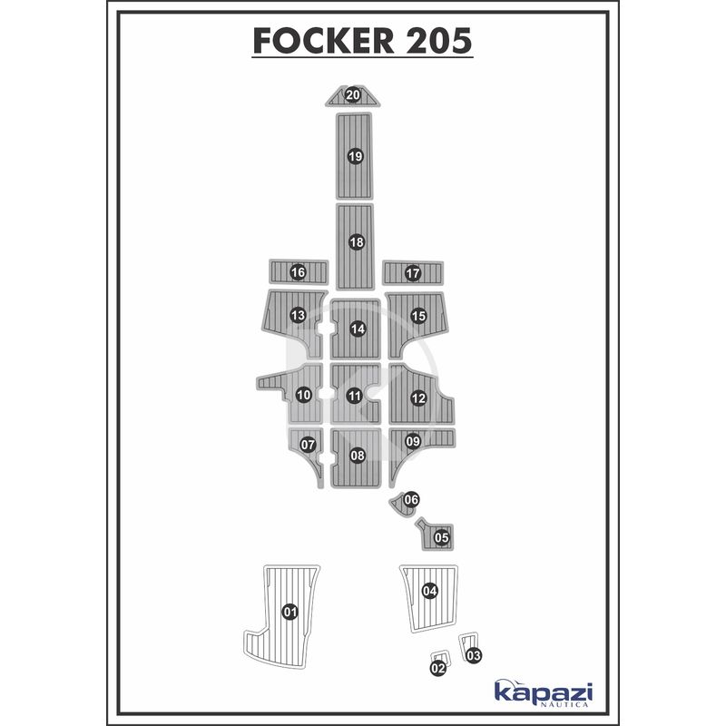 tapete-pvc-thermo-deck-comfort-para-focker-205-cockpit-cinza-friso-preto