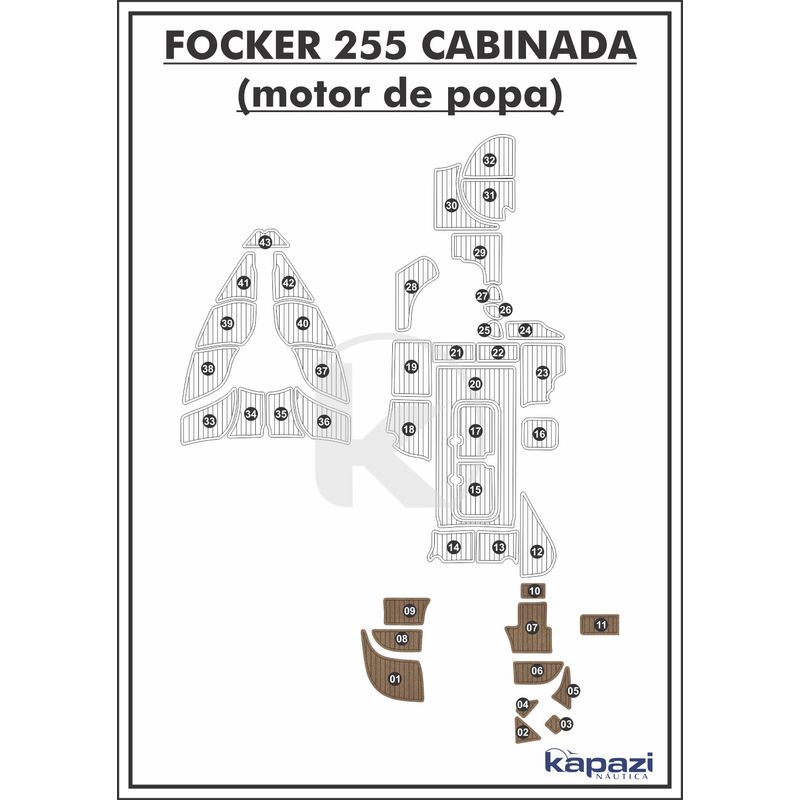 tapete-pvc-thermo-deck-beach-para-focker-255-cabinada-motor-de-popa-plataforma-natural-friso-preto