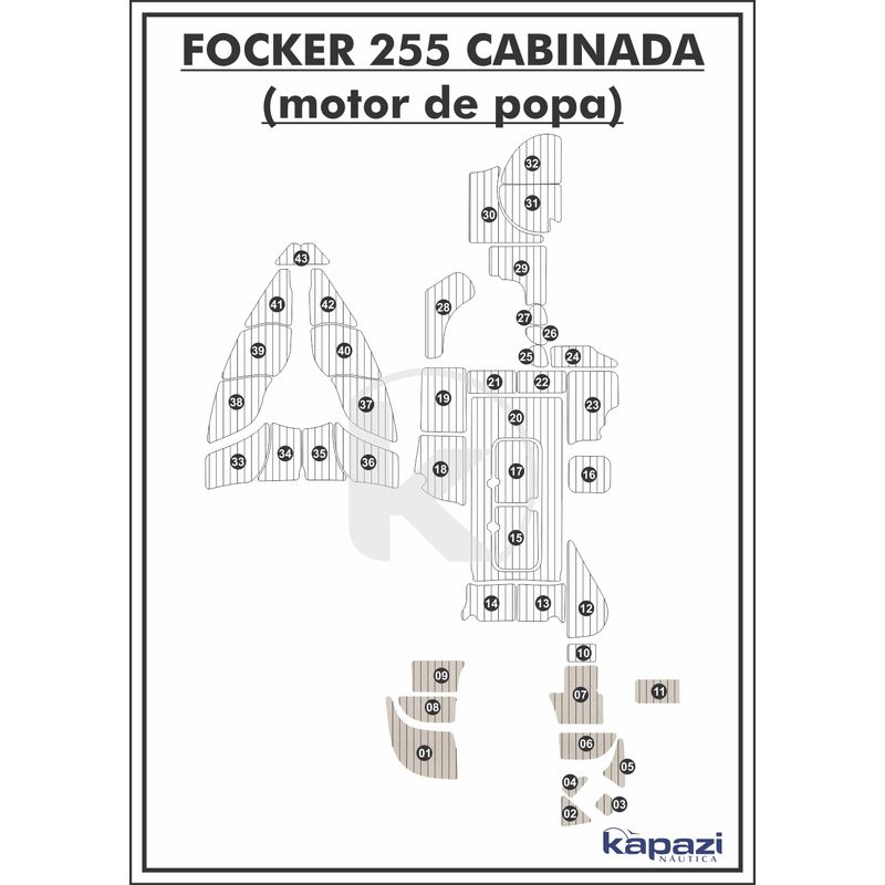 tapete-pvc-thermo-deck-classic-para-focker-255-cabinada-motor-de-popa-plataforma-areia-friso-preto