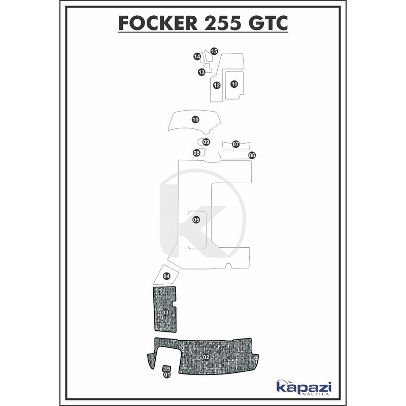 tapete-pvc-nautico-trancado-para-focker-255-gtc-motor-de-centro-plataforma-branco-e-preto-com-borda