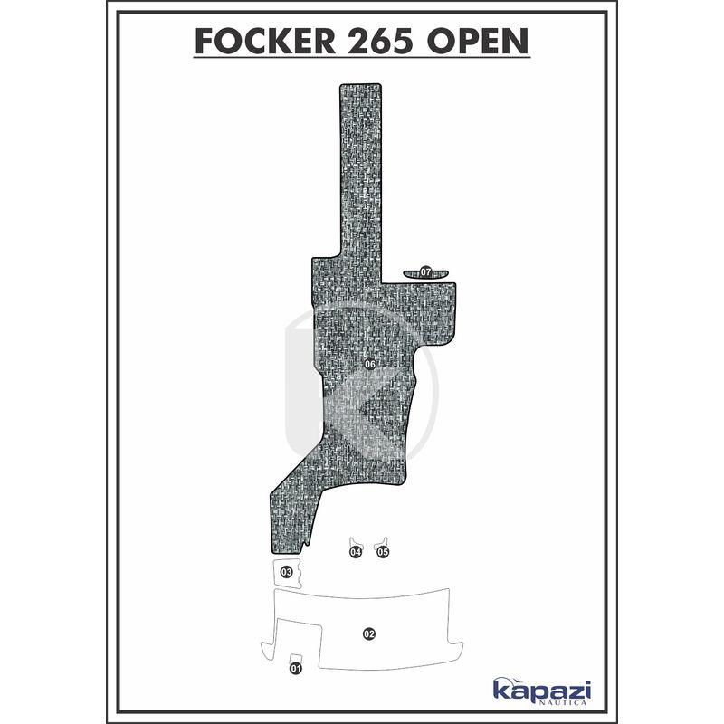 tapete-pvc-nautico-trancado-para-focker-265-open-cockpit-branco-e-preto-com-borda