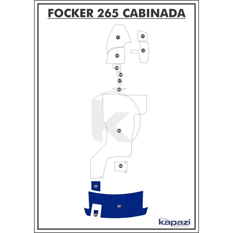 tapete-pvc-vinil-kap-para-focker-265-cabinada-motor-de-centro-plataforma-azul-royal
