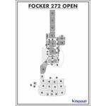 Tapete-PVC-Thermo-Deck-Comfort-para-Focker-272-Open-Cockpit-Cinza-friso-Preto