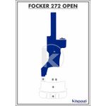 Tapete-PVC-Vinil-Kap-para-Focker-272-Open-Cockpit-Azul-Royal