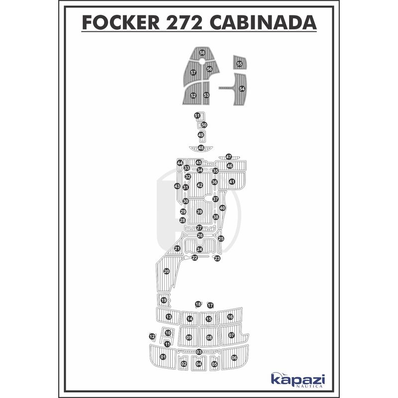 tapete-pvc-thermo-deck-comfort-para-focker-272-cabinada-motor-de-centro-cabine-cinza-friso-preto