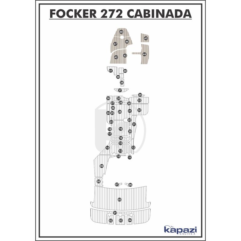 tapete-pvc-thermo-deck-classic-para-focker-272-cabinada-motor-de-centro-cabine-areia-friso-preto