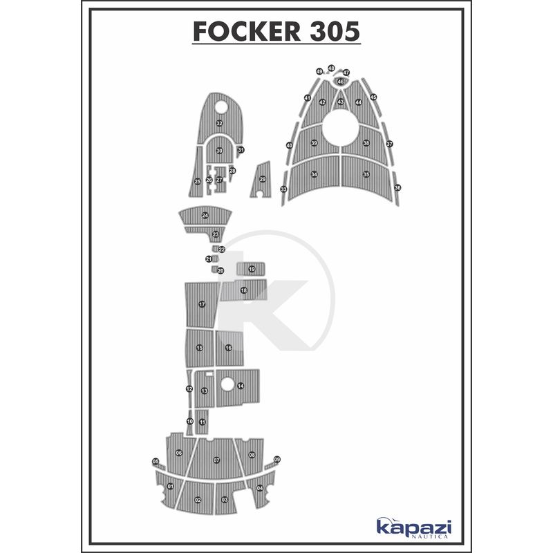 tapete-pvc-thermo-deck-comfort-para-focker-305-completo-cinza-friso-preto