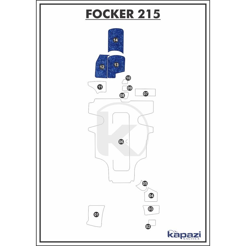 Tapete-Textil-Nauti-Clean-para-Focker-215-Cabine-Azul-Maritimo-com-Borda