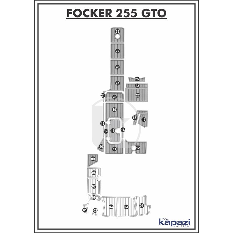 tapete-pvc-thermo-deck-comfort-para-focker-255-gto-cockpit-cinza-friso-preto