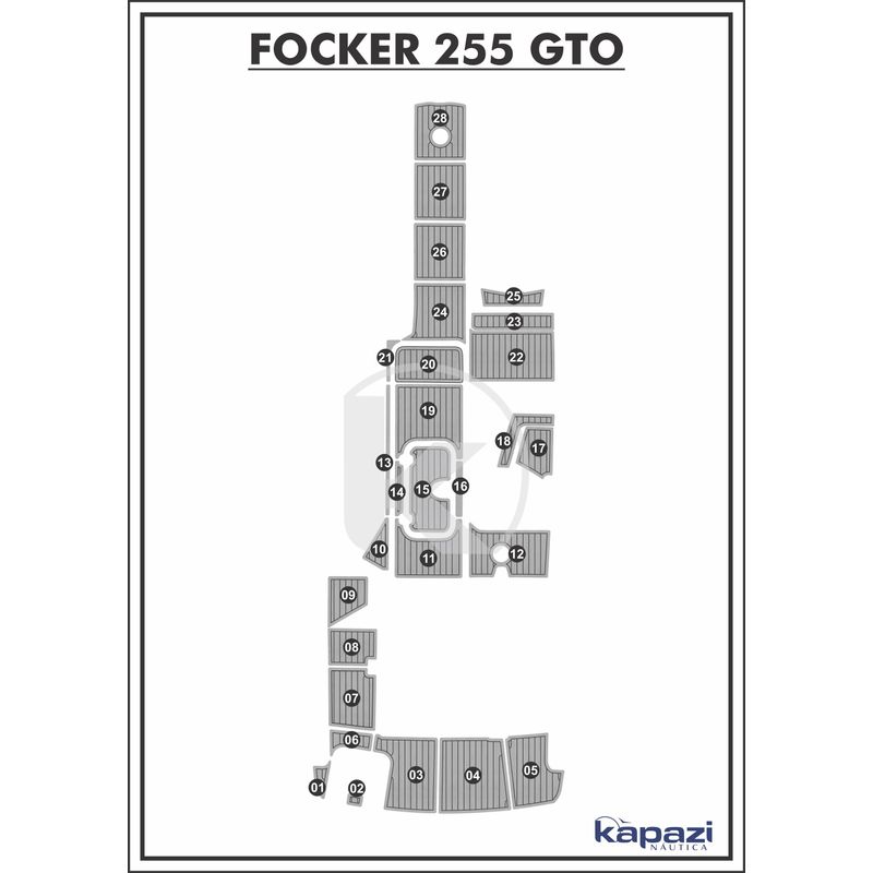 tapete-pvc-thermo-deck-comfort-para-focker-255-gto-completo-cinza-friso-preto