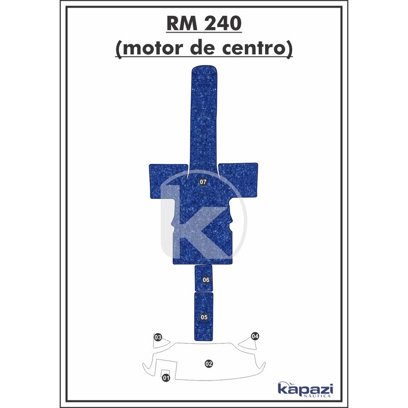 tapete-textil-nauti-clean-para-royal-mariner-240-motor-de-centro-cockpit-azul-maritimo-com-borda
