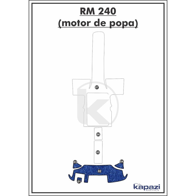 tapete-textil-nauti-clean-para-royal-mariner-240-motor-de-popa-plataforma-azul-maritimo-com-borda