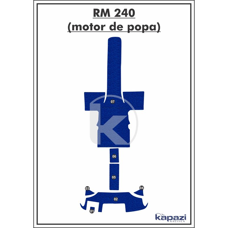 tapete-pvc-vinil-kap-para-royal-mariner-240-motor-de-popa-completo-azul-royal