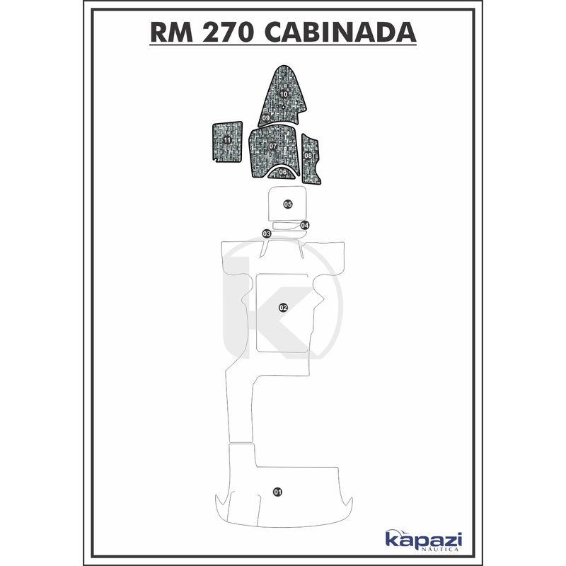 tapete-pvc-nautico-trancado-para-royal-mariner-270-cabinada-cabine-branco-e-preto-com-borda