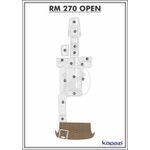 Tapete-PVC-Thermo-Deck-Beach-para-Royal-Mariner-270-Open-Plataforma-Natural-friso-Preto