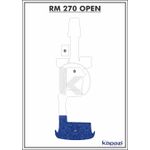 Tapete-Textil-Nauti-Clean-para-Royal-Mariner-270-Open-Plataforma-Azul-Maritimo-com-Borda