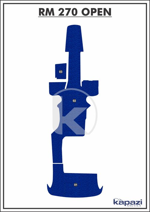 Tapete PVC Vinil Kap para Royal Mariner 270 Open - Completo