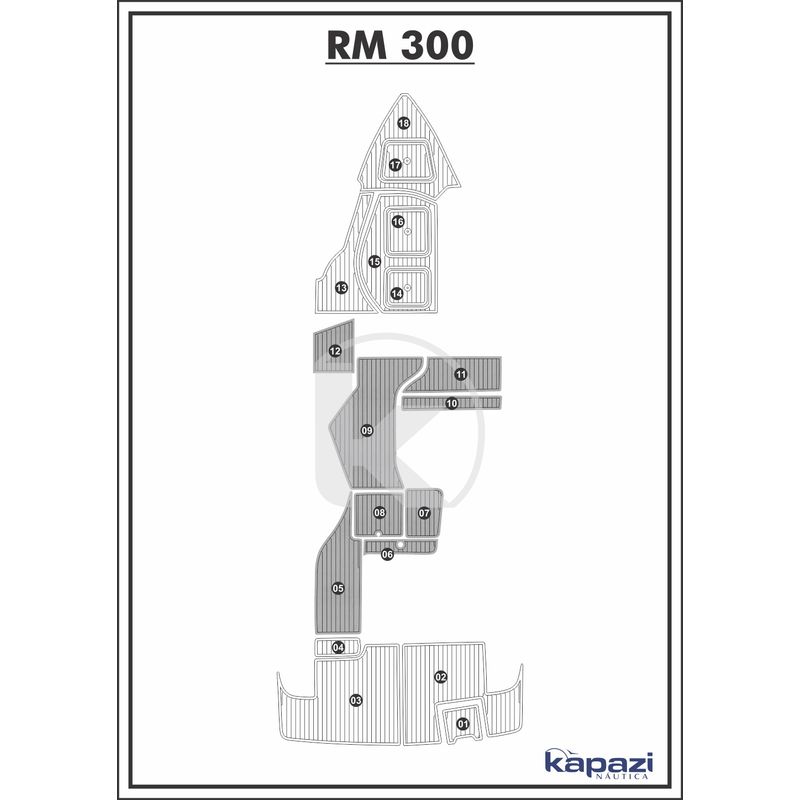 tapete-pvc-thermo-deck-comfort-para-royal-mariner-300-cockpit-cinza-friso-preto
