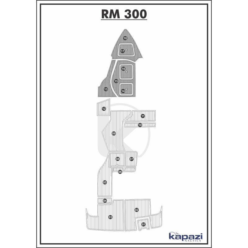 tapete-pvc-thermo-deck-comfort-para-royal-mariner-300-cabine-cinza-friso-preto