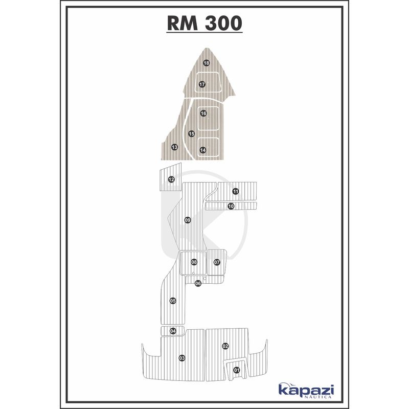 tapete-pvc-thermo-deck-classic-para-royal-mariner-300-cabine-areia-friso-preto
