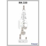 Tapete-PVC-Thermo-Deck-Classic-para-Royal-Mariner-330-Cockpit-Areia-friso-Preto