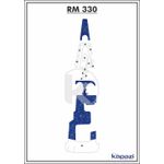 Tapete-Textil-Nauti-Clean-para-Royal-Mariner-330-Cockpit-Azul-Maritimo-com-Borda