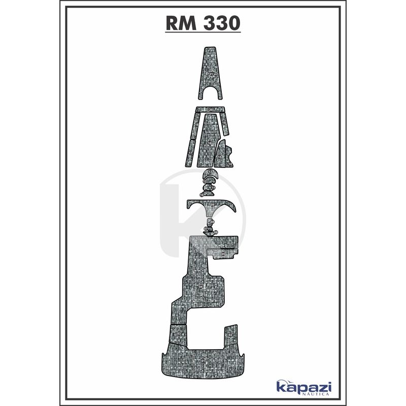 Tapete-PVC-Nautico-Trancado-para-Royal-Mariner-330-Completo-Branco-e-Preto-com-Borda