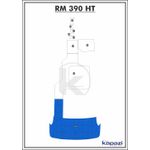 Tapete-PVC-Vinil-Kap-para-Royal-Mariner-390-HT-Plataforma-Azul-Royal