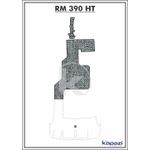 Tapete-PVC-Nautico-Trancado-para-Royal-Mariner-390-HT-Cockpit-Branco-e-Preto-com-Borda
