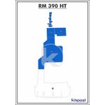 Tapete-PVC-Vinil-Kap-para-Royal-Mariner-390-HT-Cockpit-Azul-Royal