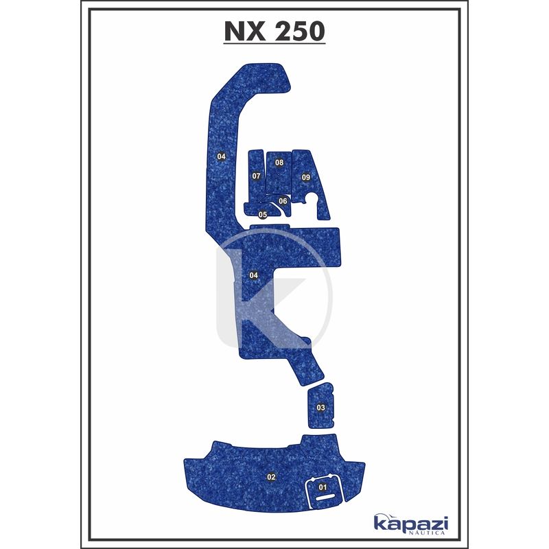 tapete-textil-nauti-clean-para-nx-250-completo-azul-maritimo-com-borda