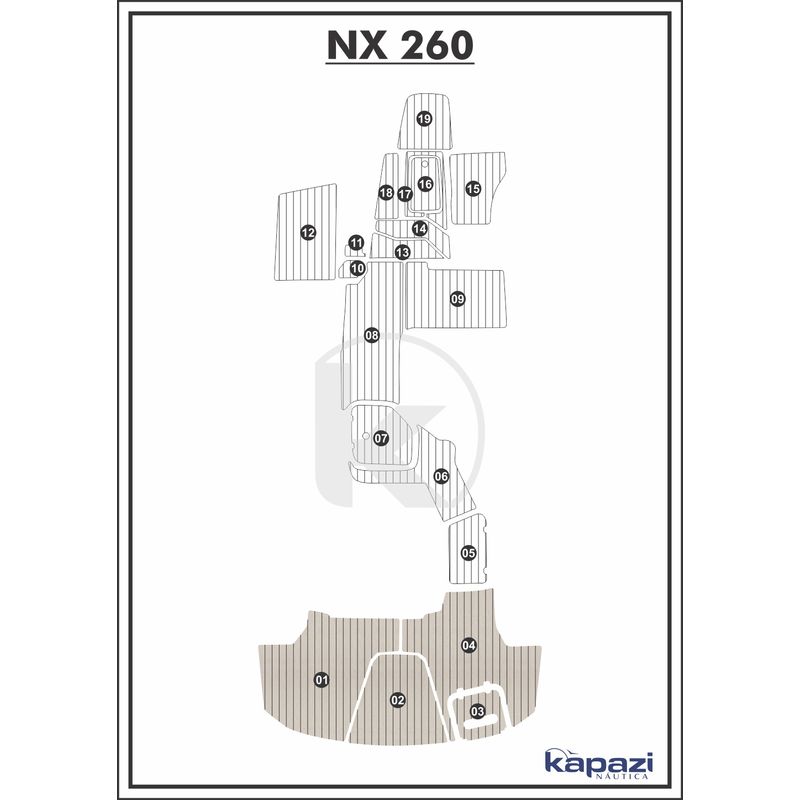 Tapete-PVC-Thermo-Deck-Classic-para-NX-260-Plataforma-Areia-friso-Preto